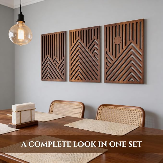 qmmp Modern Wooden Wall Sculptures - Image 3