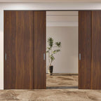 BOMENG Walnut Wood Contact Paper 16x79 inch Dark Brown Wood Wallpaper Peel and - Image 3