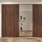 BOMENG Walnut Wood Contact Paper 16x354 inch Dark Brown Wood Wallpaper Peel and - Image 7