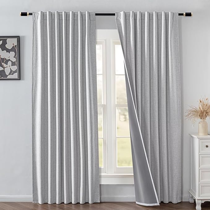 IGEMAEVE 100% Blackout Curtains 84 Inch Length by IGEMAEVE