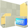 20 Pack Sound Proof Foam Panels by Unknown