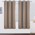 LEMOMO Cappuccino Thermal Blackout Curtains/42 x 72 Inch/Set of 2 Panels Room by Lemomo