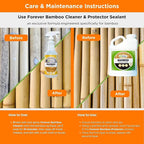 FOREVER BAMBOO Natural Bamboo Fencing Decorative Rolled Fence Panel 0.75 in D x - Image 15