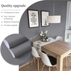 Dimoon 17.7''x236'' Peel and Stick Wallpaper Grey Contact Paper - Image 6