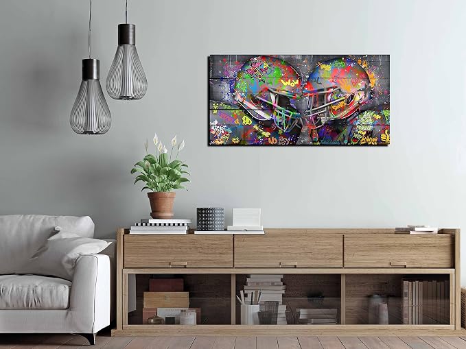 SIXTTART Graffiti Rugby Sports Posters Canvas Wall-Art - Image 6