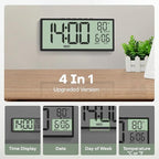 JALL 14.5" Large Digital Wall Clock Battery Operated - Image 5