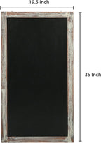 MyGift 35-Inch Wall-Mounted Chalkboard Sign, Vertical/Horizontal Hanging - Image 5