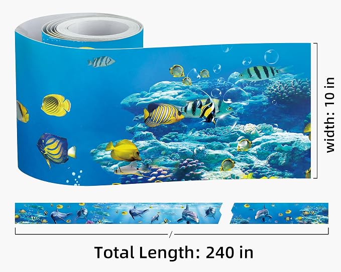 FLFK Peel and Stick Wallpaper Border Wall Decals - Image 2
