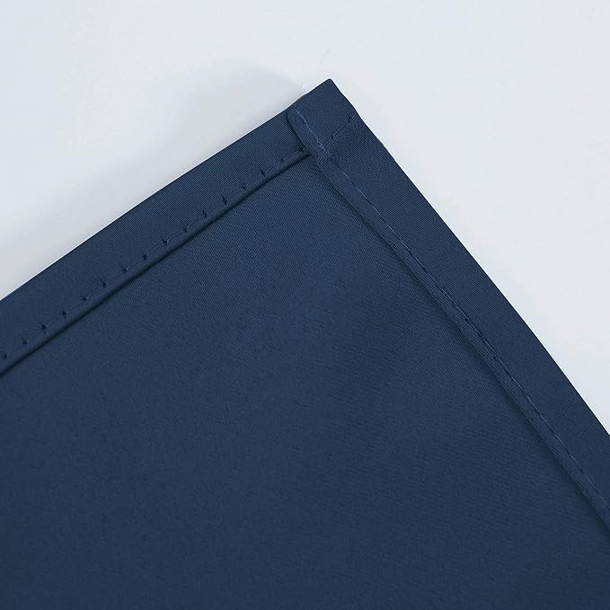 LEMOMO Navy Blue Thermal Blackout Curtains/38 x 63 Inch/Set of 2 Panels Room - Image 8