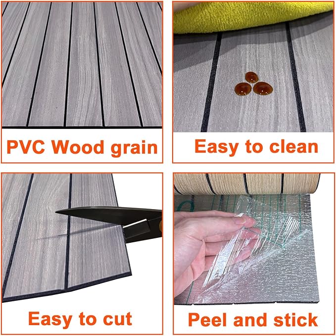 YU LI 3DH Peel and Stick PVC Slat Wall Panel 236"x15.75" Self-Adhesive Thick - Image 6