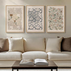 Framed William Morris Canvas Wall Art by Cuspin