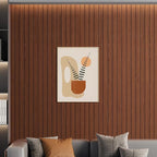 Arthome Peel and Stick Slat Wall Panels 15.7 "x400, Self-Adhesive PVC Wood - Image 2
