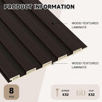 POHARE Slat Wall Paneling, Acoustic Wall Panels - Image 3