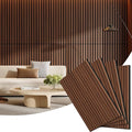 4 Pack Wood Panels for Wall, 47.24" x 23.81" Acoustic Wood Slat Wall Panel for by Vellorise