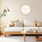 Wall Clocks Battery Operated 10 inch Modern Wall Clock, Silent Non Ticking Wall - Image 8