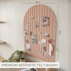 Large Arched Felt Bulletin Board - Image 2