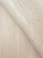 York Wallcoverings Natural Sisal Warm Grey Peel and Stick Grasscloth Wallpaper - Image 4