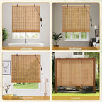 Bamboo Roll Up Shades for Windows and Doors - Image 6