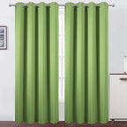 LEMOMO Light Green Thermal Blackout Curtains/52 x 95 Inch/Set of 2 Panels Room by Lemomo