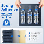 12 Pack Acoustic Panels with Self Adhesive, Soundproof Wall Panel, Brick Sound - Image 4