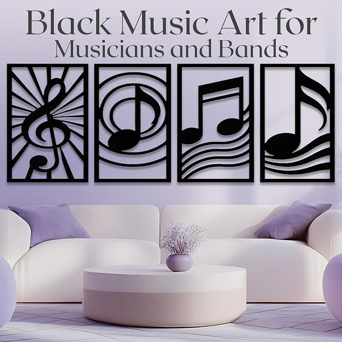 GALLERY GRACE Metal Wall Art Decor – 11" x 16" Set of 4 Single Line Abstract - Image 5