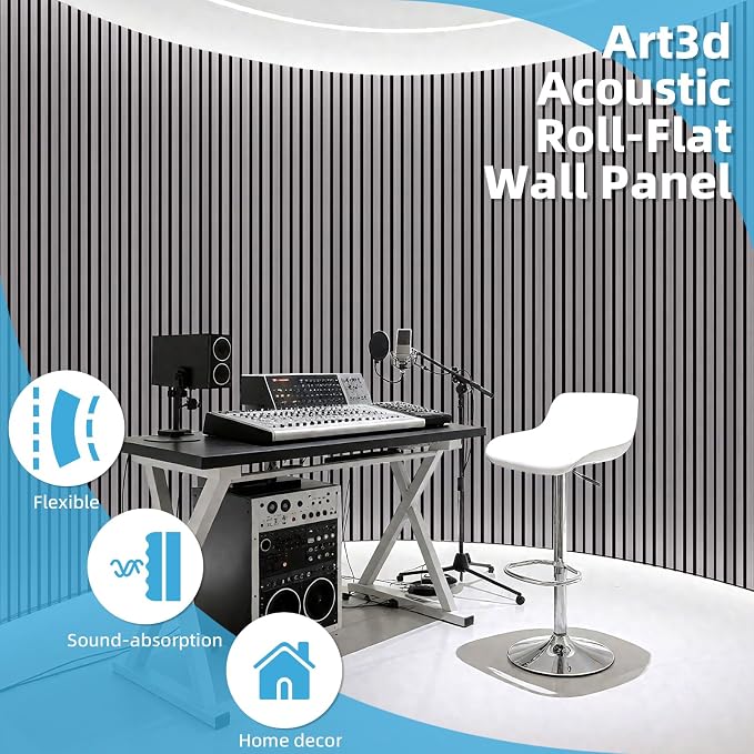 Art3d Acoustic Wood Slat Wall Panel - Image 4