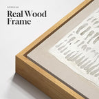 Large Framed Neutral Abstract Wall Art - Image 5