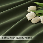 MIULEE Olive Green Back Tab Blackout Curtains 84 Inch Length 2 Panels Set - Image 6