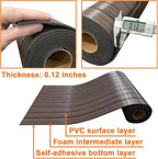 YLL YLL PVC Slat Wall Panel Peel and Stick 236"x 15.7" Faux Smoked Wood Grain - Image 7