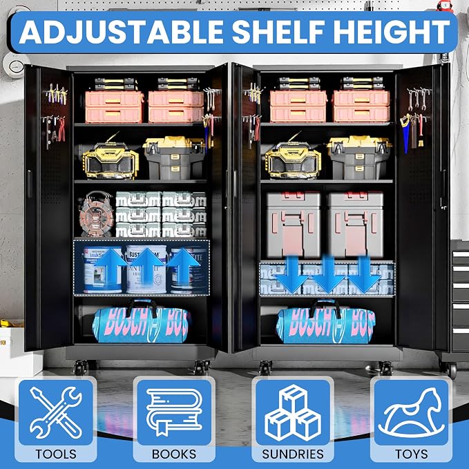 Metal Garage Storage Cabinet - Image 5