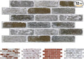 COMSTICKC 3D Faux Brick Wall Panel Peel and Stick, DIY UrltraLight PVC Self by COMSTICKCDECOR