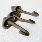 Rustic Mushroom-Shaped Decorative Wall Hook Rack Hangers - Image 3