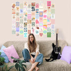 KBKBART 70pcs Danish Pastel Wall Collage Kit Aesthetic Pictures, Cute Danish - Image 3