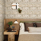 COMSTICKC 3D Peel and Stick Faux Stone Wall Sticker, Ultra-Light Thin PVC Rock - Image 2