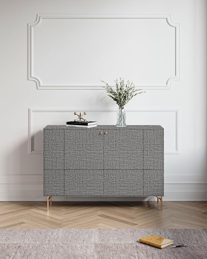 TANONE Dark Gray Wallpaper PVC Self-Adhesive Peel and Stick DIY Wallpaper Faux - Image 8