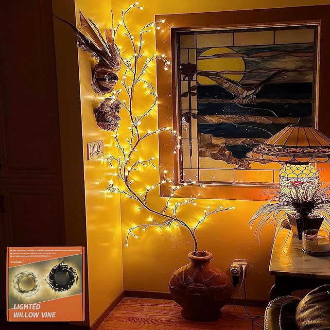 Enchanted Willow Vine Lights for Wall: 7.5FT led Twinkling Tree Branch Light - Image 5