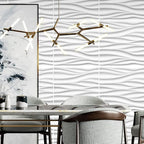STICKGOO Wave Wall Panels for Interior Wall Decor, Paintable 3D Wall Decor - Image 5