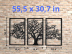 VAILLA Tree of Life Wall Art Decor Set of 3 Wall Hanging Sculpture Modern Wall - Image 6