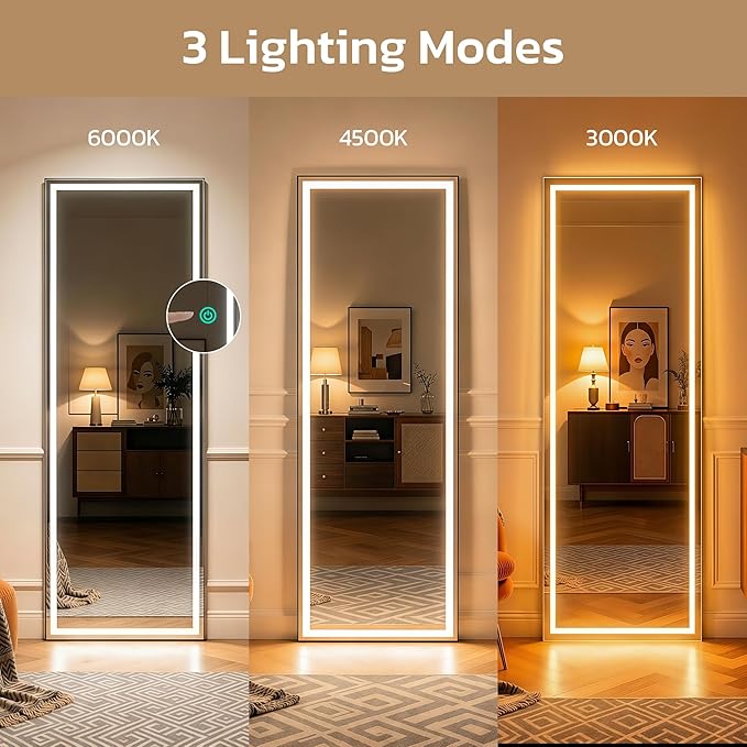 64"x21" Full Length Mirror - Image 3