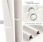 MIULEE Blackout Curtains for Bedroom Living Room 2 Panels, Thermal Insulated - Image 4