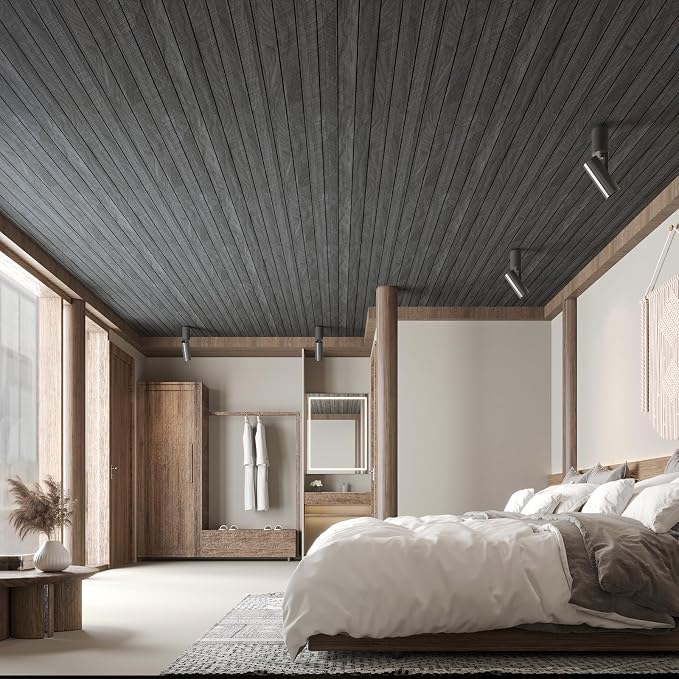 CHIHUT Acoustic Extra Wide 24"x197" Wood Slat Wall Panels 3D Self Adhesive - Image 4