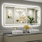 Briivue 77x36 Inch LED Bathroom Mirror by Briivuemodernmirrors