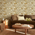 Commomy 12 pcs Faux Stone 3D Wall Panels Peel and Stick - Image 7