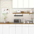 Theper Beige Wallpaper 17.3"×393" Modern Striped Wallpapers Peel and Stick - Image 7