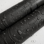 JiffDiff Wallpaper Peel and Stick Textured, 3D Black Embossed Wall Paper Stick - Image 5