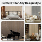 AKUMAX 4 Pack Acoustic Panels, Wood Slat - Image 7