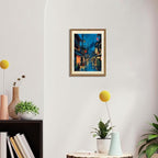 Framed Japanese Wall Art, Asian Tokyo Tea House Canvas Wall Decor Painting - Image 6
