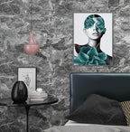 Livelynine 15.8X197 Gray Marble Contact Paper Peel and Stick Countertops - Image 3