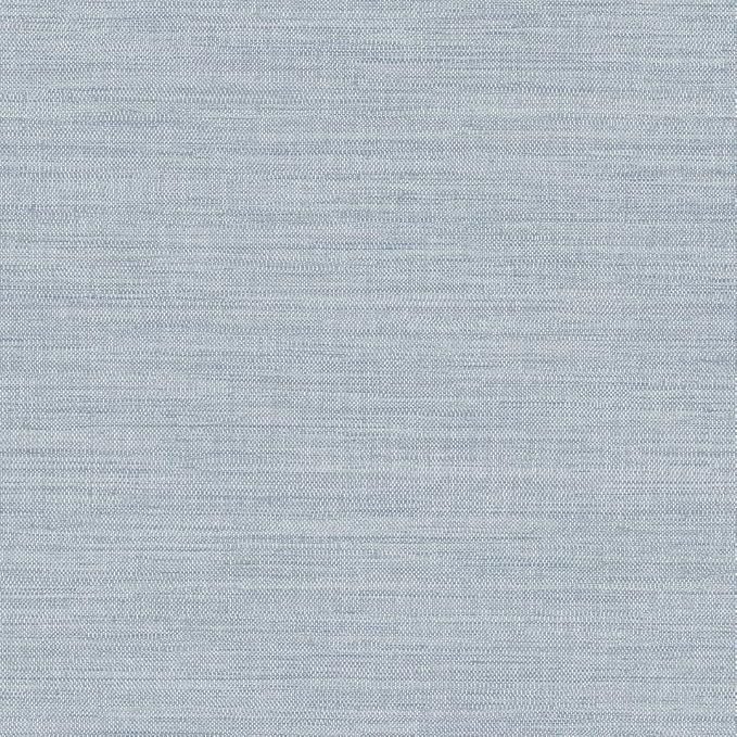Tempaper Textured Powder Blue Horizontal Faux Grasscloth Removable Peel and by TempaperCo