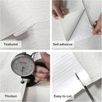 JiffDiff Wallpaper Peel and Stick Textured, 3D Embossed Wall Paper Stick on - Image 9